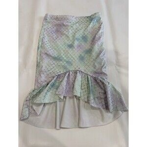 Janie and Jack Paint The Desert Mermaid Tail Skirt Cover Up Sz 7 Girls